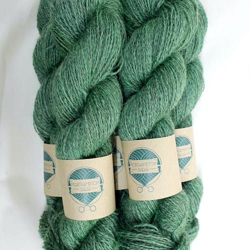 Skeins of Northampton Shear Leicester Longwool in the colourway Everdon