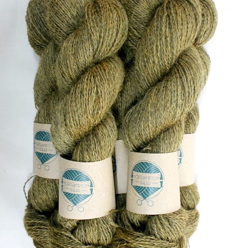 Skeins of Northampton Shear Leicester Longwool in the colourway Snorscombe