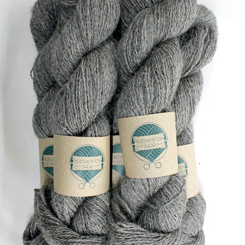 Skeins of Northampton Shear Leicester Longwool in the colourway Astcote